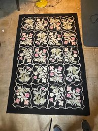 RECTANGULAR HOOKED RUG