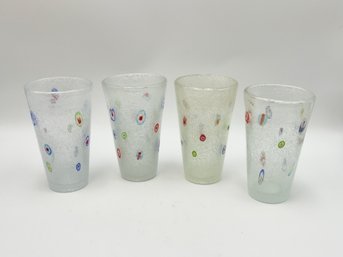 Murano Millefiori Style Glasses