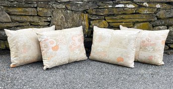 A Set Of 4 Modern Accent Pillows