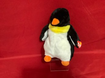 Beanie Buddies 1998 Waddle Penguin 9