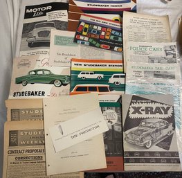 1956 Studebaker Publications