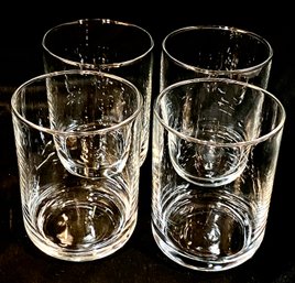 Vintage Rounded Bottom Double Old Fashioned Glasses