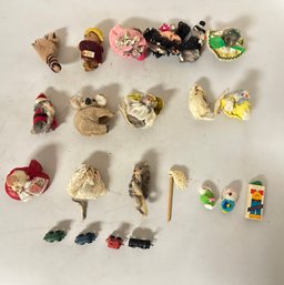 Huge Collection Of Vintage Toys Mice Different Style Dress Ups & Cute Miniature Metal Train Set. BP - E2