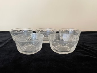 Vintage Crystal Sherbert Glasses