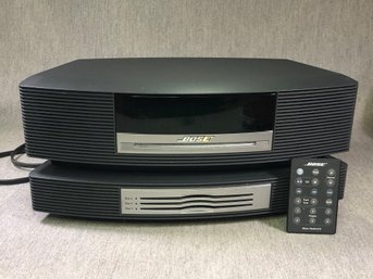 Fabulous Like New BOSE Wave Radio With External 6 Disc CD Player And Remote - Tested - ALL GOOD - WOW !