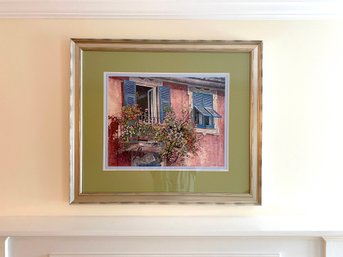 Flowering Veranda Signed And Numbered Print By William Mangum - Artist Signed And Numbered 296/1000