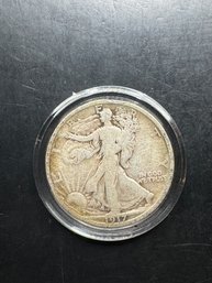 1917-S Silver Walking Liberty Half Dollar