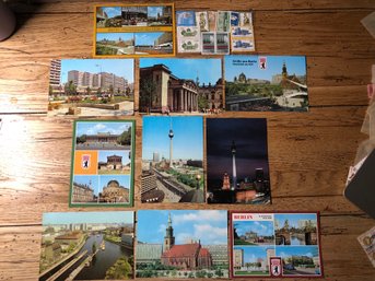 Vintage Berlin Postcards & Stamps MNH.    Lot 55