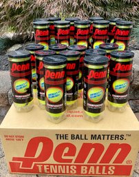 New! Set Of 21 Cans Of PENN CHAMPIONSHIP Extra -Duty Felt Tennis Balls