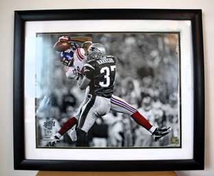 The Catch Super Bowl XLII Giants And Patriots Framed Print