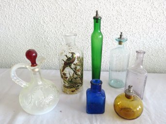 Mixed Color Bottles Cruet, Perfume & Peptenzyme