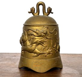 An Antique Bronze Temple Bell