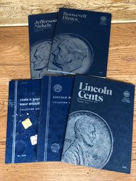 Coin Collectors Starter Sets - 2 With Coins.   L5