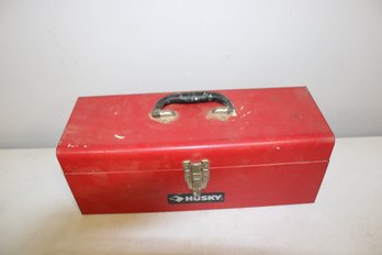 Husky Single Tray Lockable Metal Tool Box