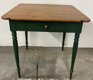 Painted Country Pine One Drawer Table