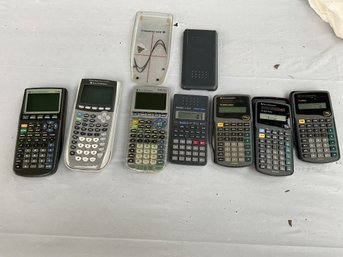 7 Vintage Calculators