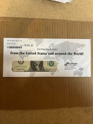 Beautiful 1993 1 Dollar Federal Reserve Note In Sealed Envelope Littleton Company