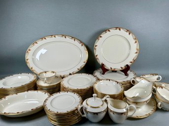 Vintage Lenox 'Essex' Pattern Dinnerware For Ten