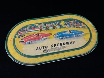 Auto Speedway Tin Sign