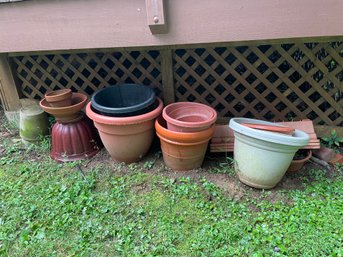 Collection Of Planters.