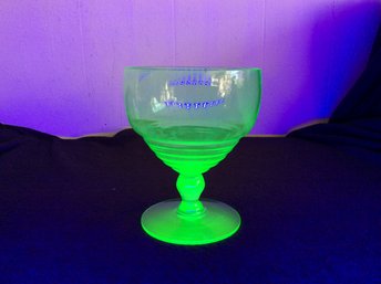 Uranium Wine Glass