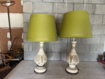 Set Of 2 Mid Century Table Lamps