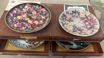 Eight Hand Painted Collectors Plates