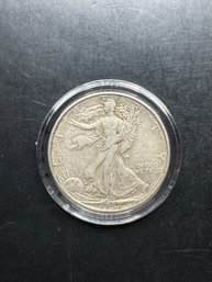 1937-D Silver Walking Liberty Half Dollar