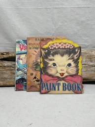 2 Paint Books & Voyage To The Bottom Of The Sea