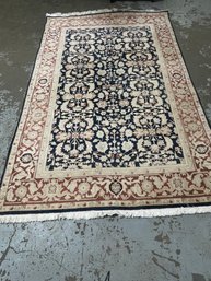 Black And Red Oriental Area Rug