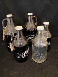 Empty Brewery Growlers