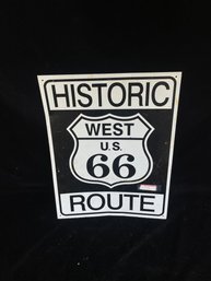 Historic Route West 66 Sign