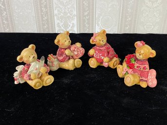 Bear Figurines - Set Of 4