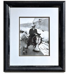 A Framed Nautical Photograph From The Chris-Kraft Museum