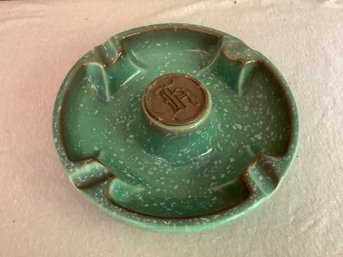 The Hyde Park Monogramed Ceramic Ashtray Roseville