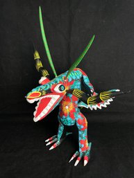 Hand-Made And Signed Alebrijes Art Created In Oaxaca, Mexico To Teach Children About Life