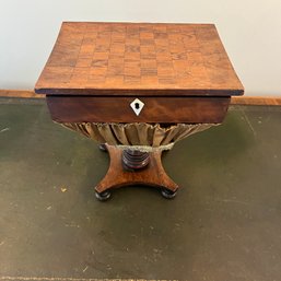 A Salesman Sample Victorian Sewing Box/table