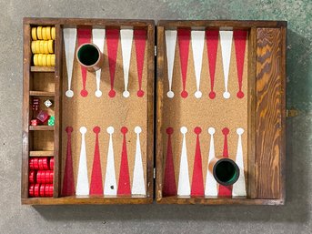 A Vintage Backgammon Set