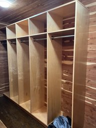 A Birch Closet Cubby Unit Plus Shelves - Closet 2