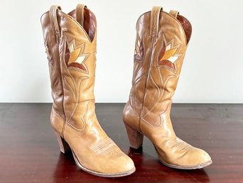 Ladies High Heeled Cowboy Boots