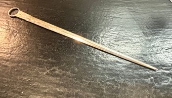 Georgian Silver Meat Skewer/Letter Opener, London 1828