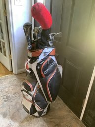 GOLF CLUBS LOT WITH BAG