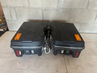 Set Of 2 Motorcycle Storage Compartments