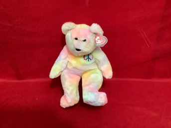 Beanie Buddies 1999 Peace Bear 15