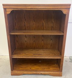 Oak Bookcase With Three Shelves