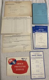 Miscellaneous Studebaker Blank Booklet Forms