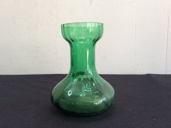 Vintage Green Glass Vase