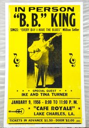 A Vintage BB King Poster