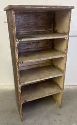 Primitive Wooden Country Bookcase
