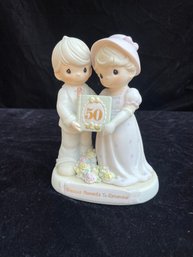 Vintage 1995 Precious Moments 'To Have And To Hold' 50th Wedding